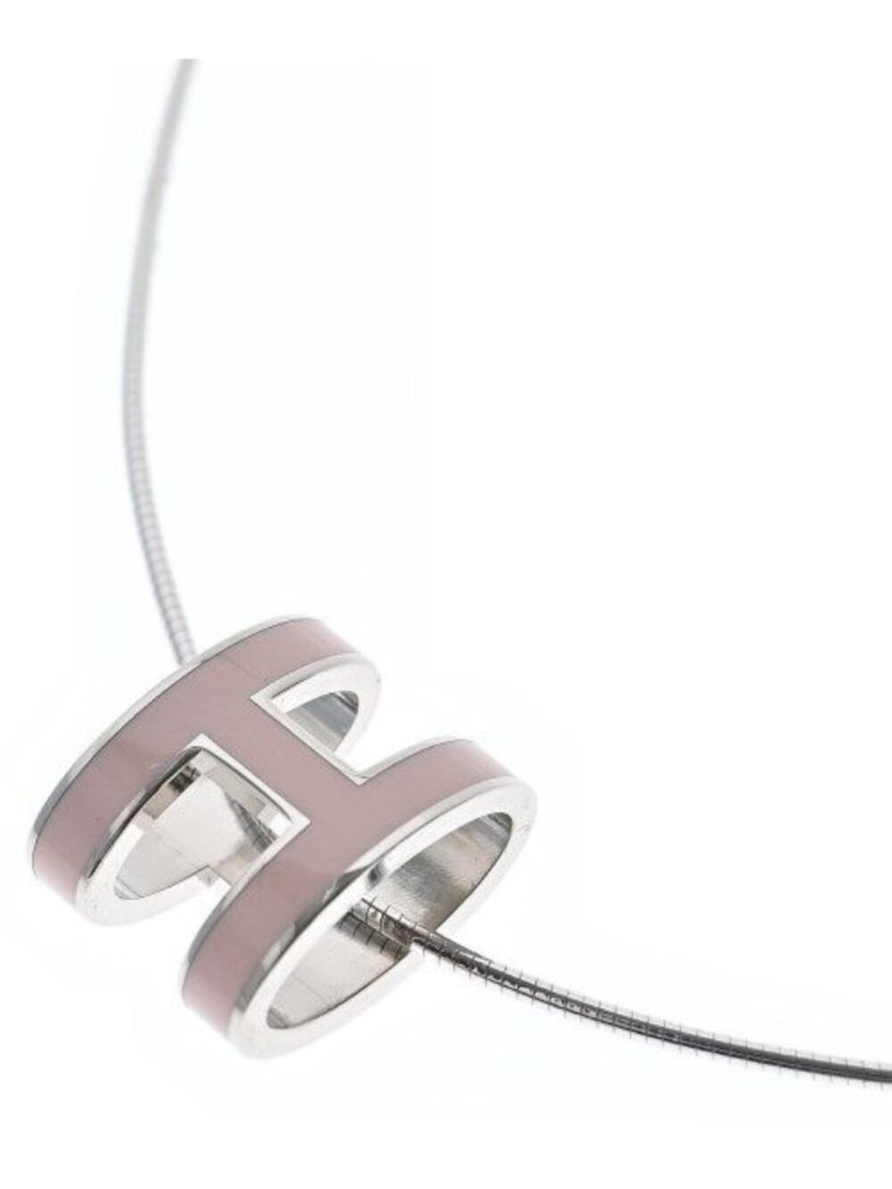 Hermes Necklace Silver